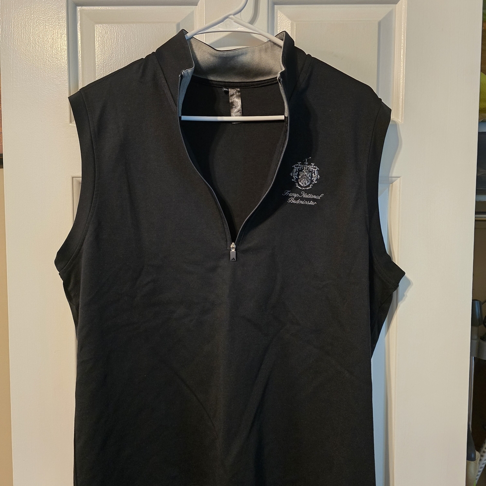 Trump National Golf Club Black Adidas Sleeveless Vest